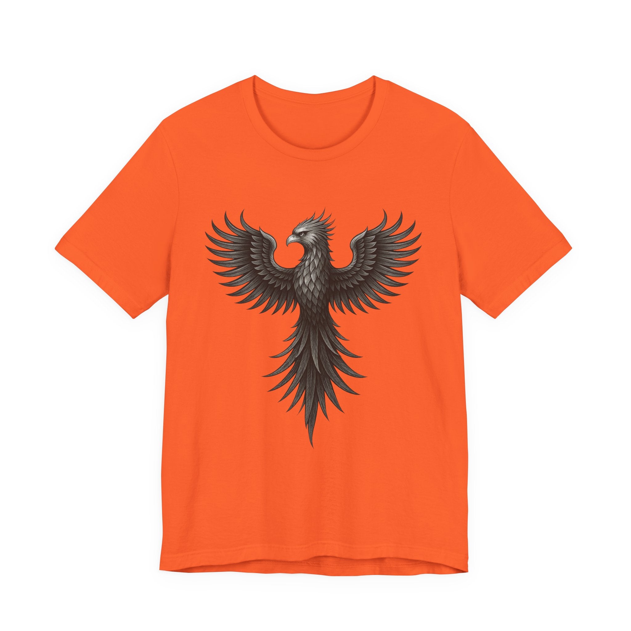 Phoenix Rising Unisex Short Sleeve Tee - Motivational Graphic Shirt