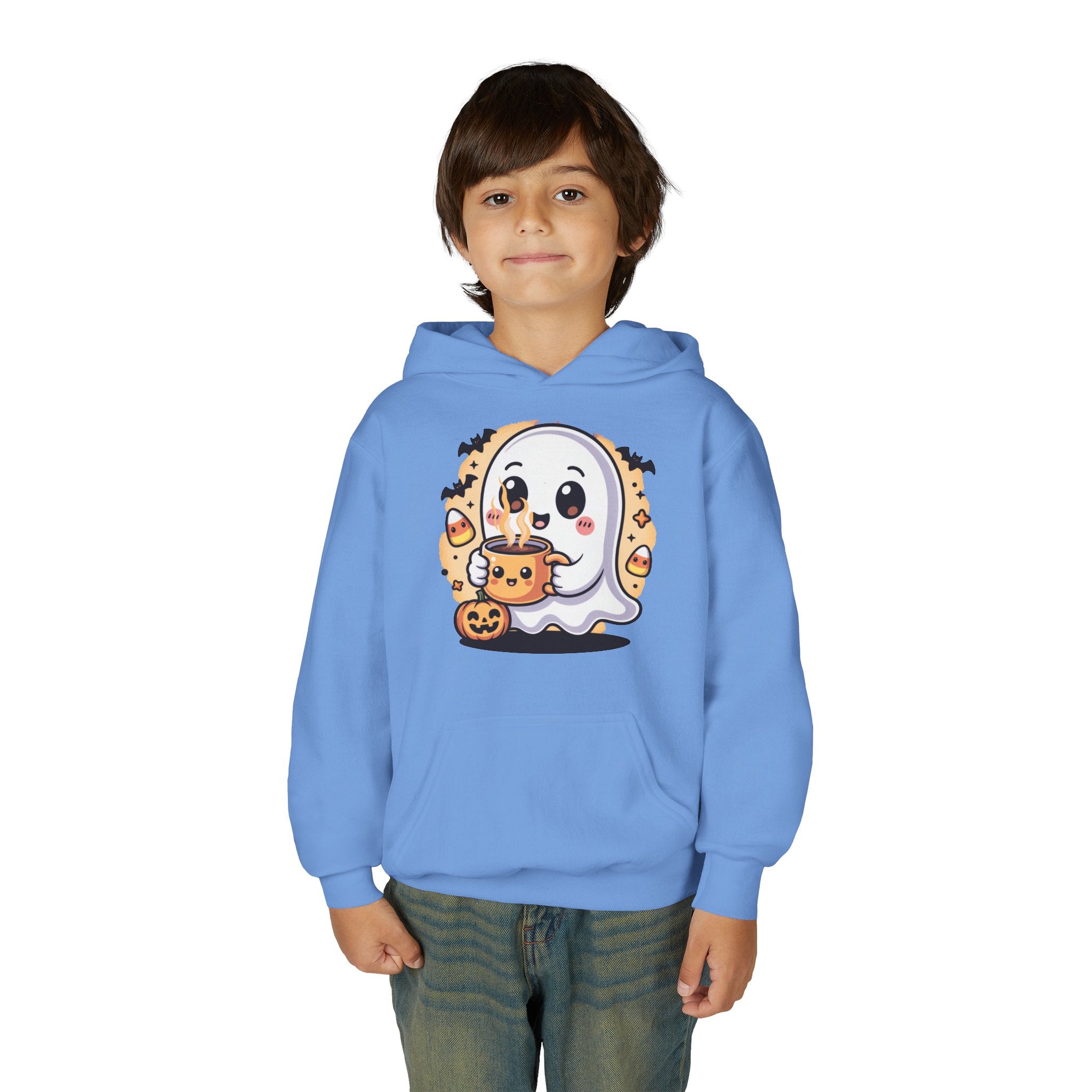 Cute Ghost Halloween Youth Hoodie