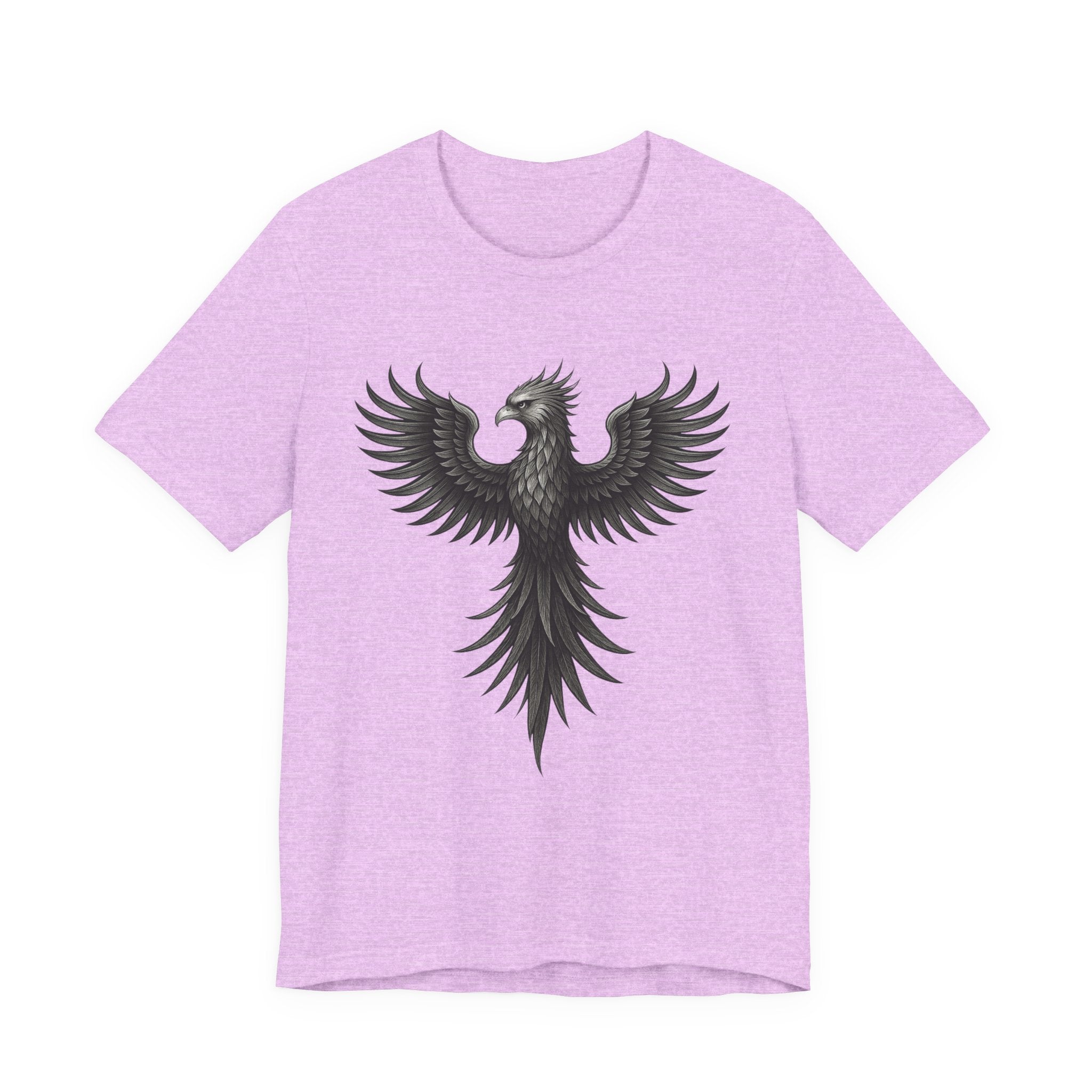 Phoenix Rising Unisex Short Sleeve Tee - Motivational Graphic Shirt