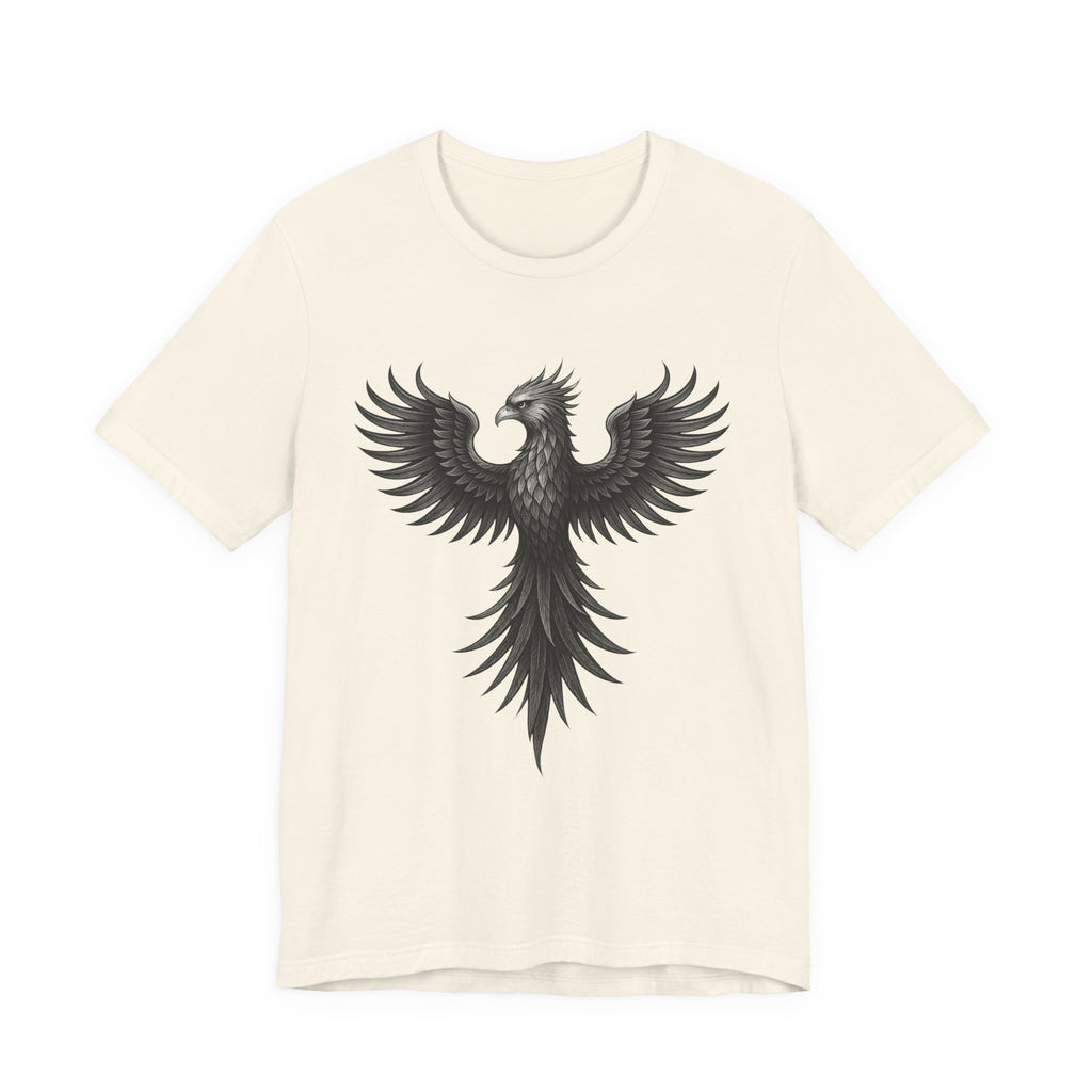 Phoenix Rising Unisex Short Sleeve Tee - Motivational Graphic Shirt