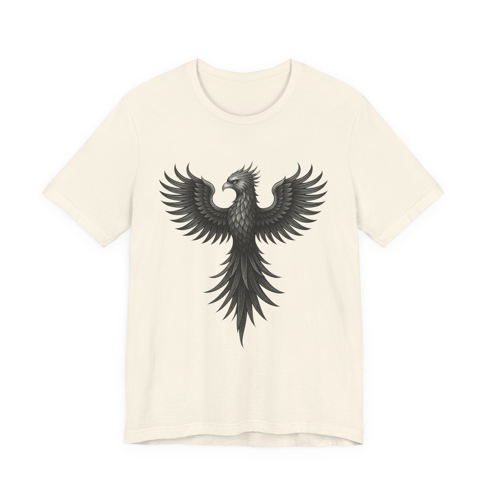Phoenix Rising Unisex Short Sleeve Tee - Motivational Graphic Shirt