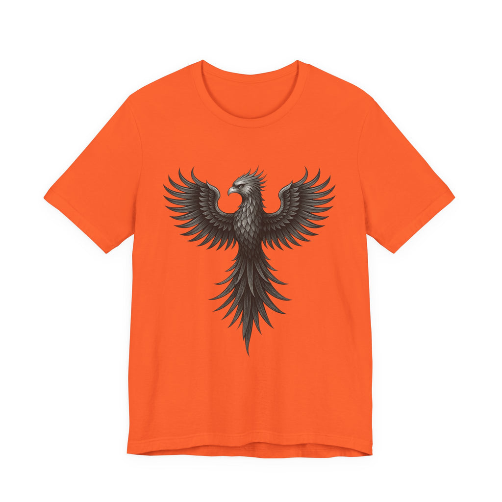 Phoenix Rising Unisex Short Sleeve Tee - Motivational Graphic Shirt