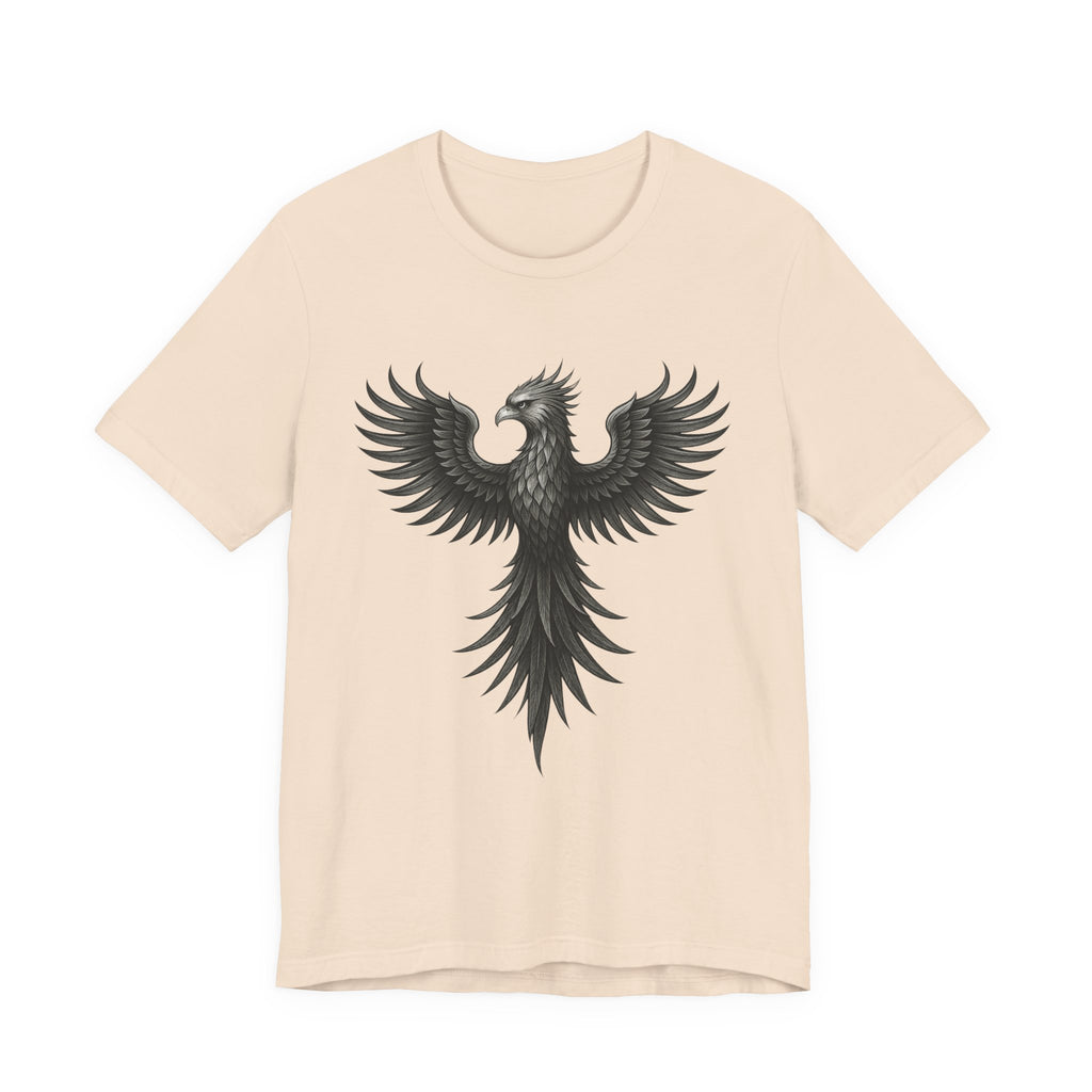 Phoenix Rising Unisex Short Sleeve Tee - Motivational Graphic Shirt