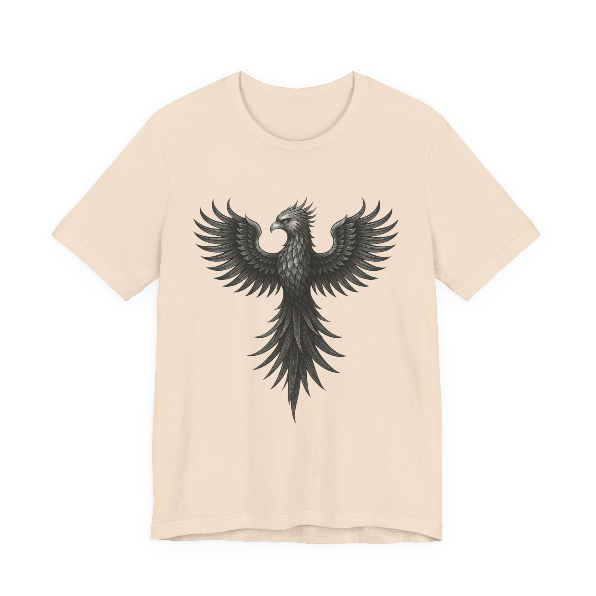 Phoenix Rising Unisex Short Sleeve Tee - Motivational Graphic Shirt