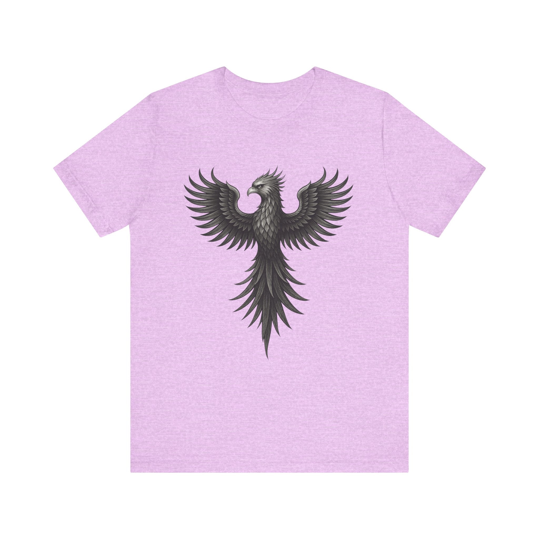 Phoenix Rising Unisex Short Sleeve Tee - Motivational Graphic Shirt