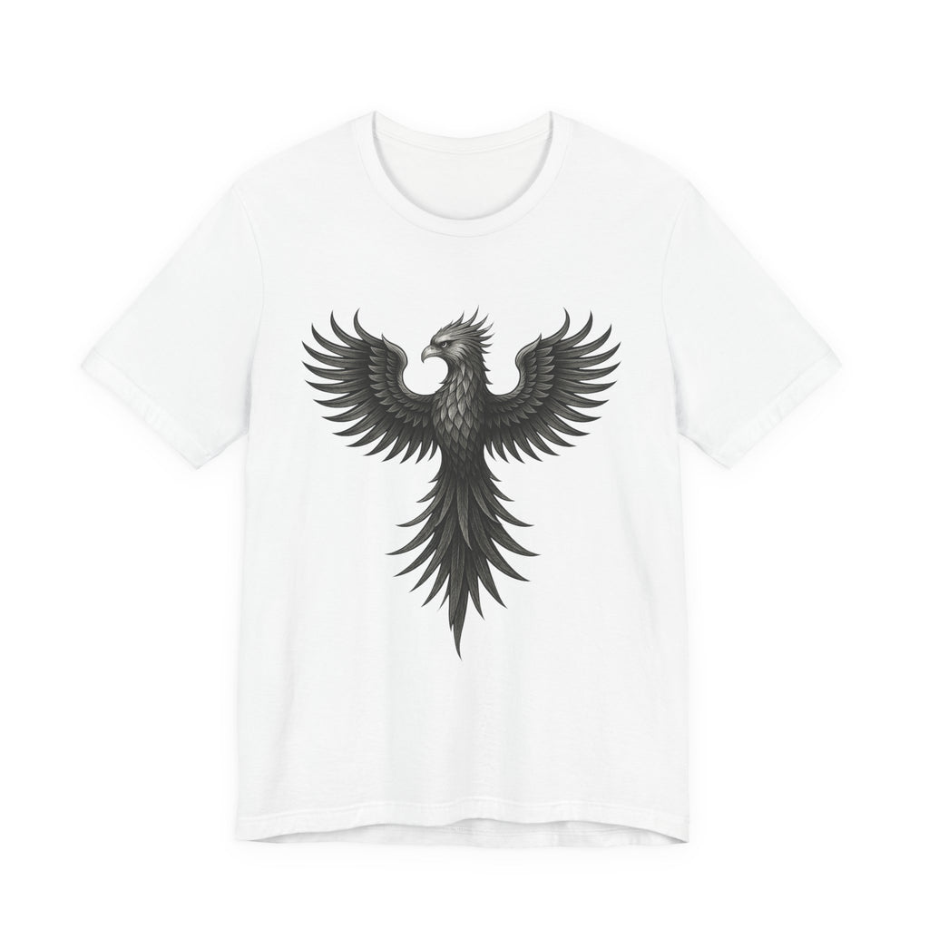 Phoenix Rising Unisex Short Sleeve Tee - Motivational Graphic Shirt