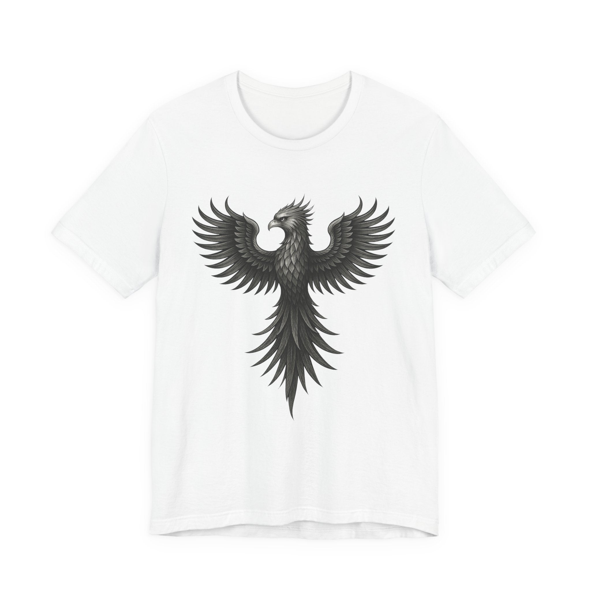 Phoenix Rising Unisex Short Sleeve Tee - Motivational Graphic Shirt