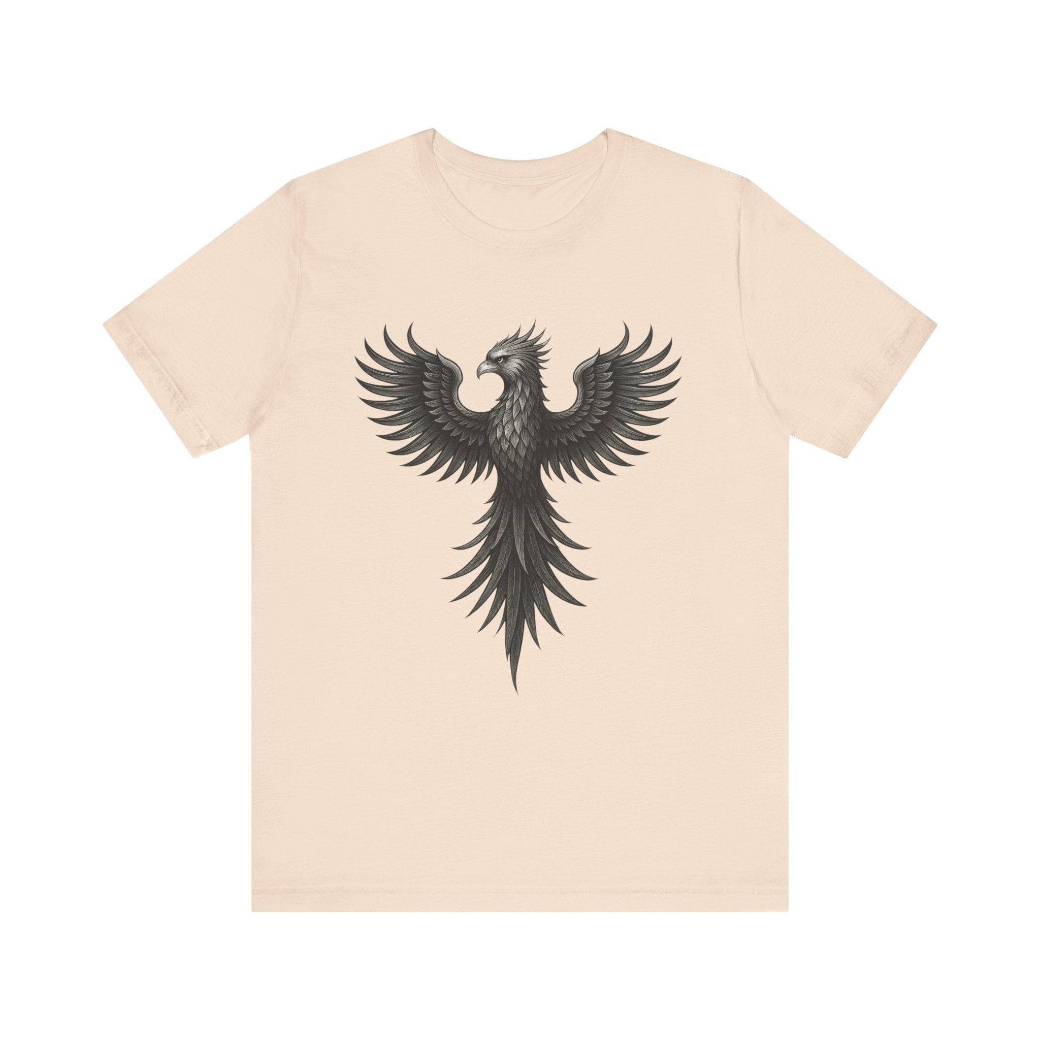 Phoenix Rising Unisex Short Sleeve Tee - Motivational Graphic Shirt