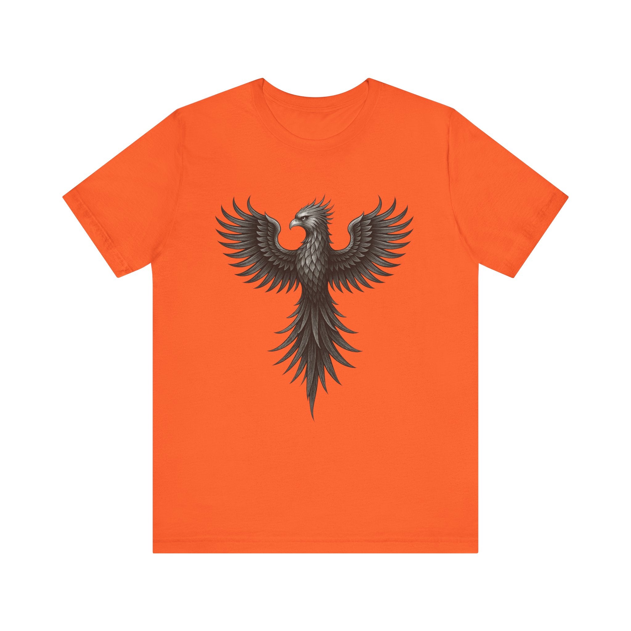 Phoenix Rising Unisex Short Sleeve Tee - Motivational Graphic Shirt