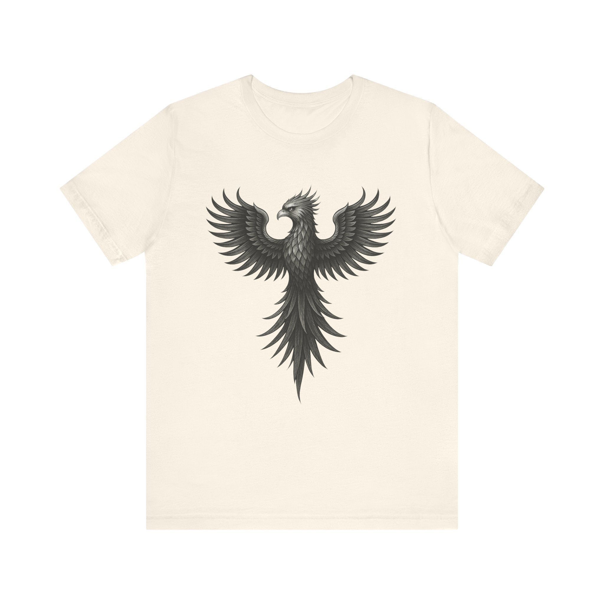 Phoenix Rising Unisex Short Sleeve Tee - Motivational Graphic Shirt