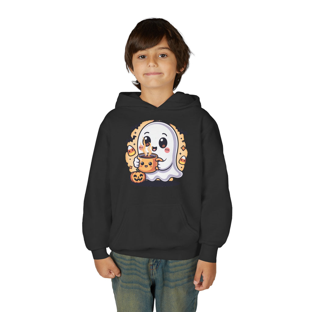 Cute Ghost Halloween Youth Hoodie