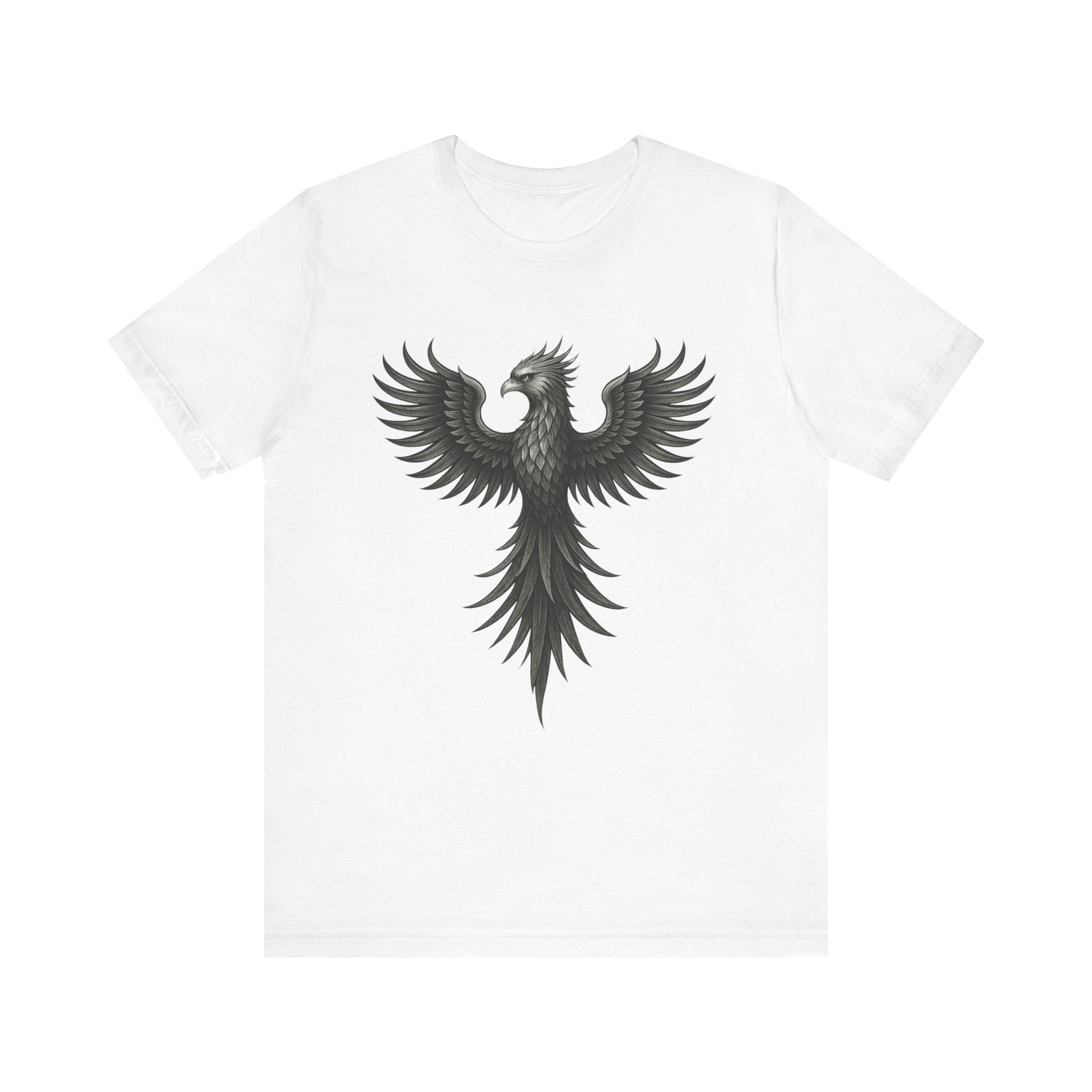 Phoenix Rising Unisex Short Sleeve Tee - Motivational Graphic Shirt
