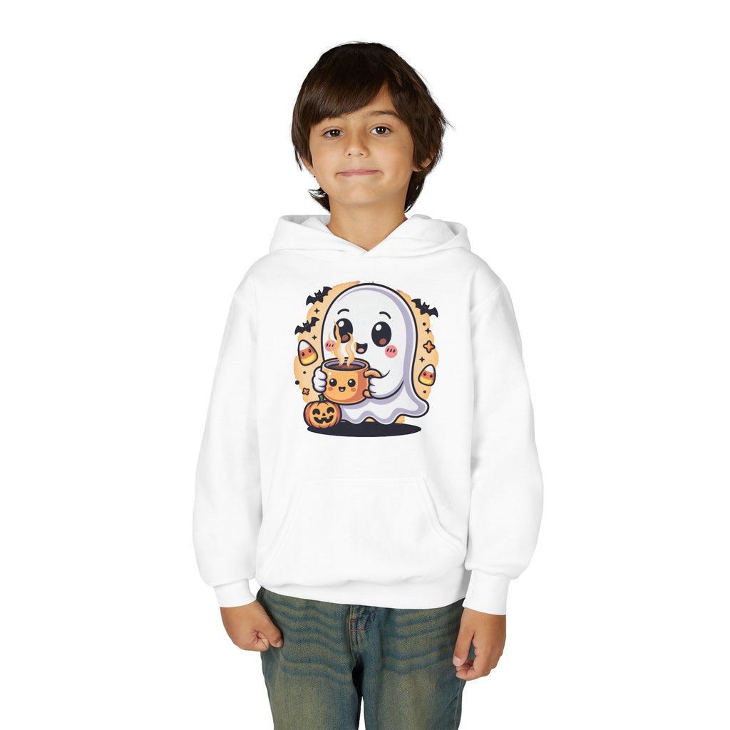 Cute Ghost Halloween Youth Hoodie
