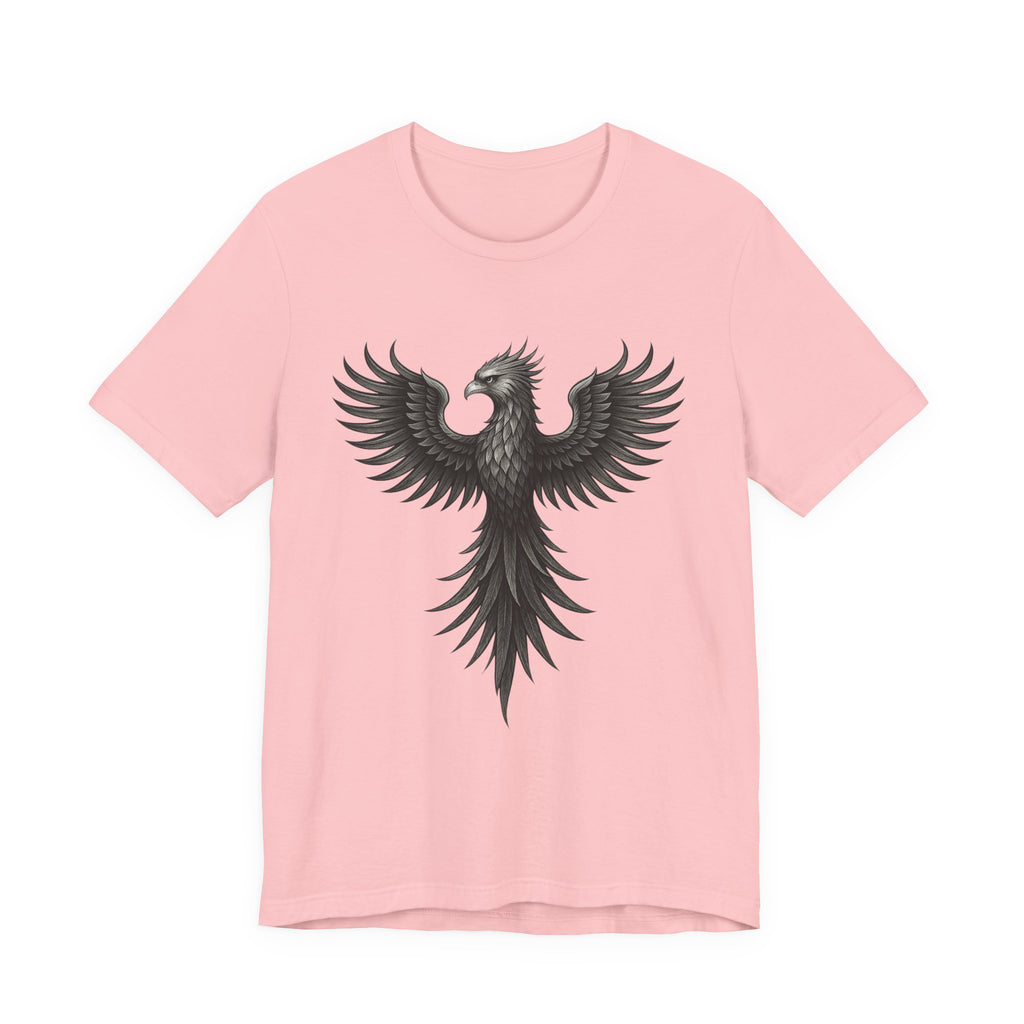 Phoenix Rising Unisex Short Sleeve Tee - Motivational Graphic Shirt