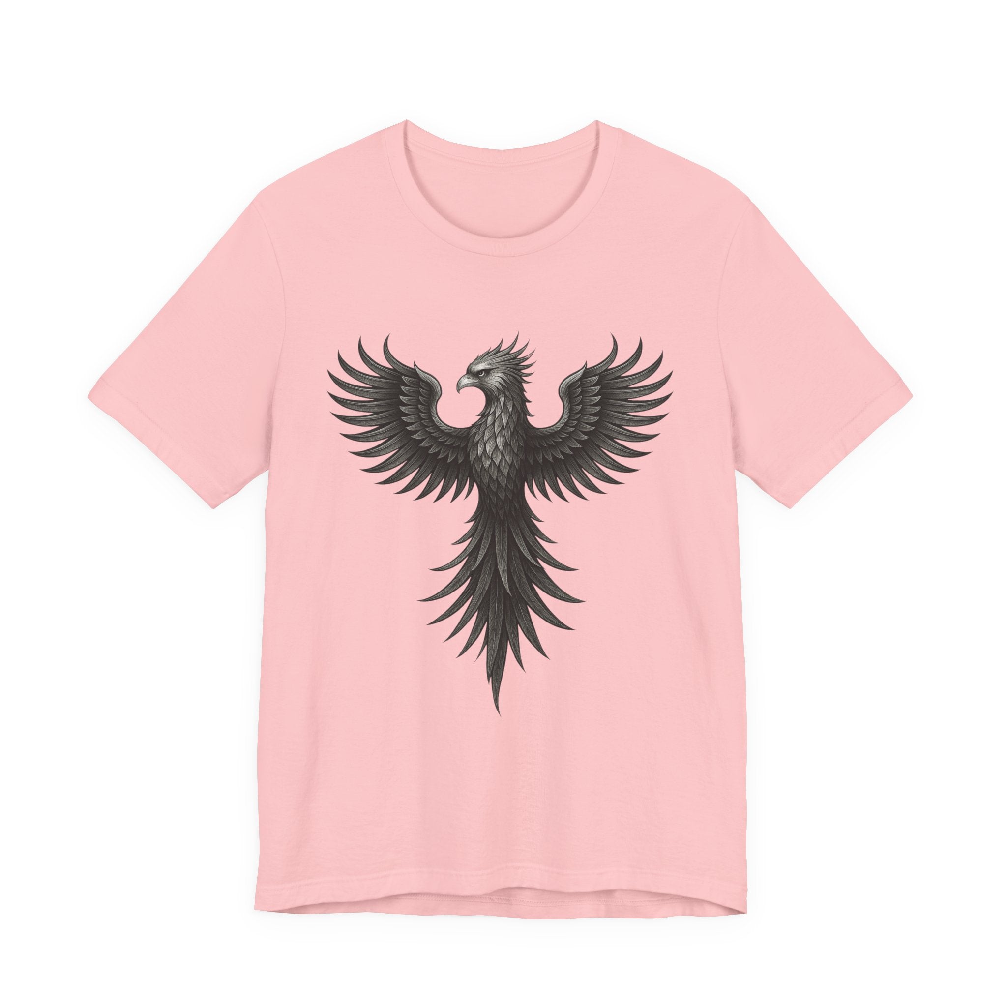 Phoenix Rising Unisex Short Sleeve Tee - Motivational Graphic Shirt